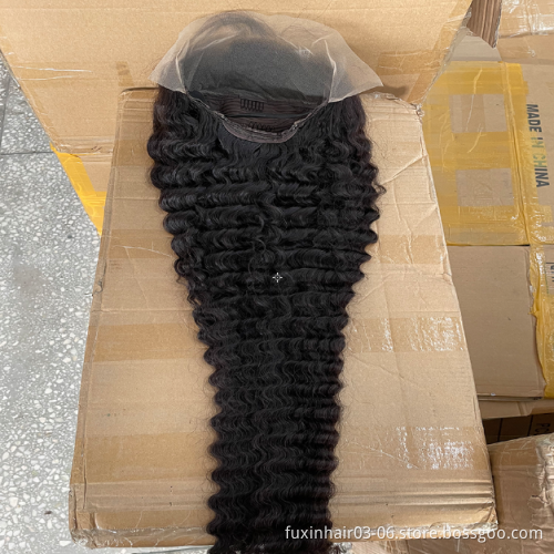 Deep Wave 5x5 Lace Closure Human Hair Wig 13X4 Lace Frontal Closure 12a Mink Brazilian Hair Wig Kinky Curly 4x4 Lace Front Wig